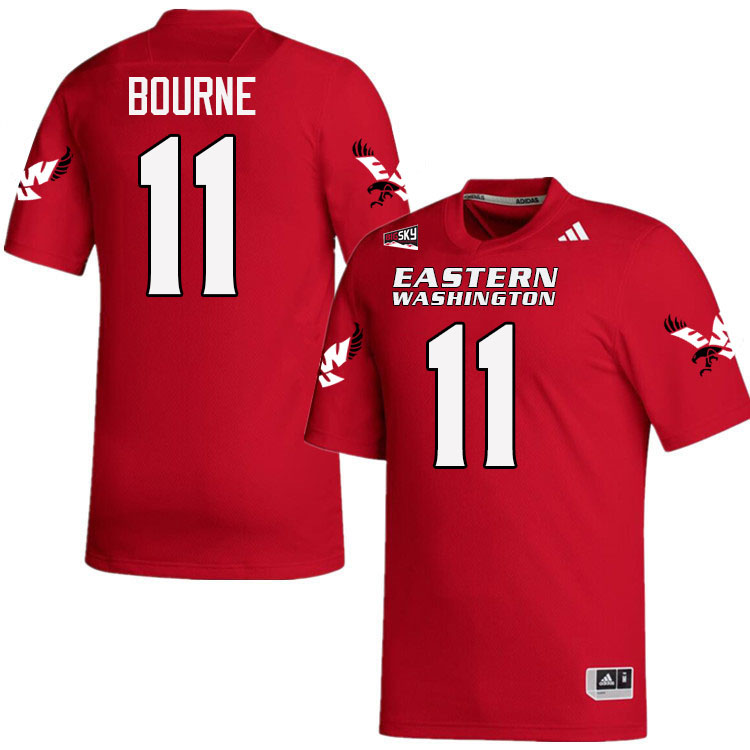 Eastern Washington Eagles #11 Kendrick Bourne College Football Jerseys,Uniforms Stitched-Red